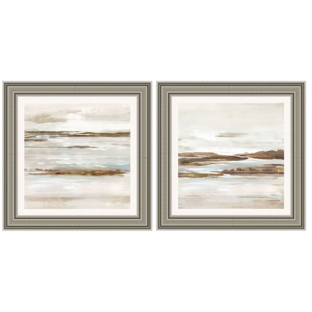 Abstract Tides of the Coast Set of 2 Framed Pictures by Artsource