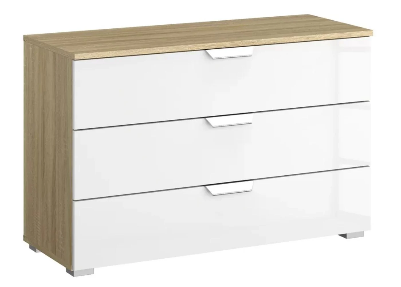 Aditio High Gloss White & Sonoma Oak Bedroom Furniture Range by Rauch - Image 3