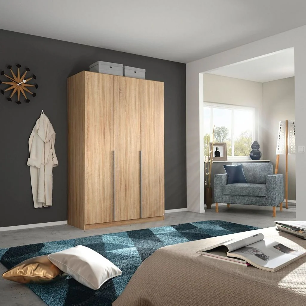 Alabama Sonoma Oak Wardrobe Range by Rauch - Image 4