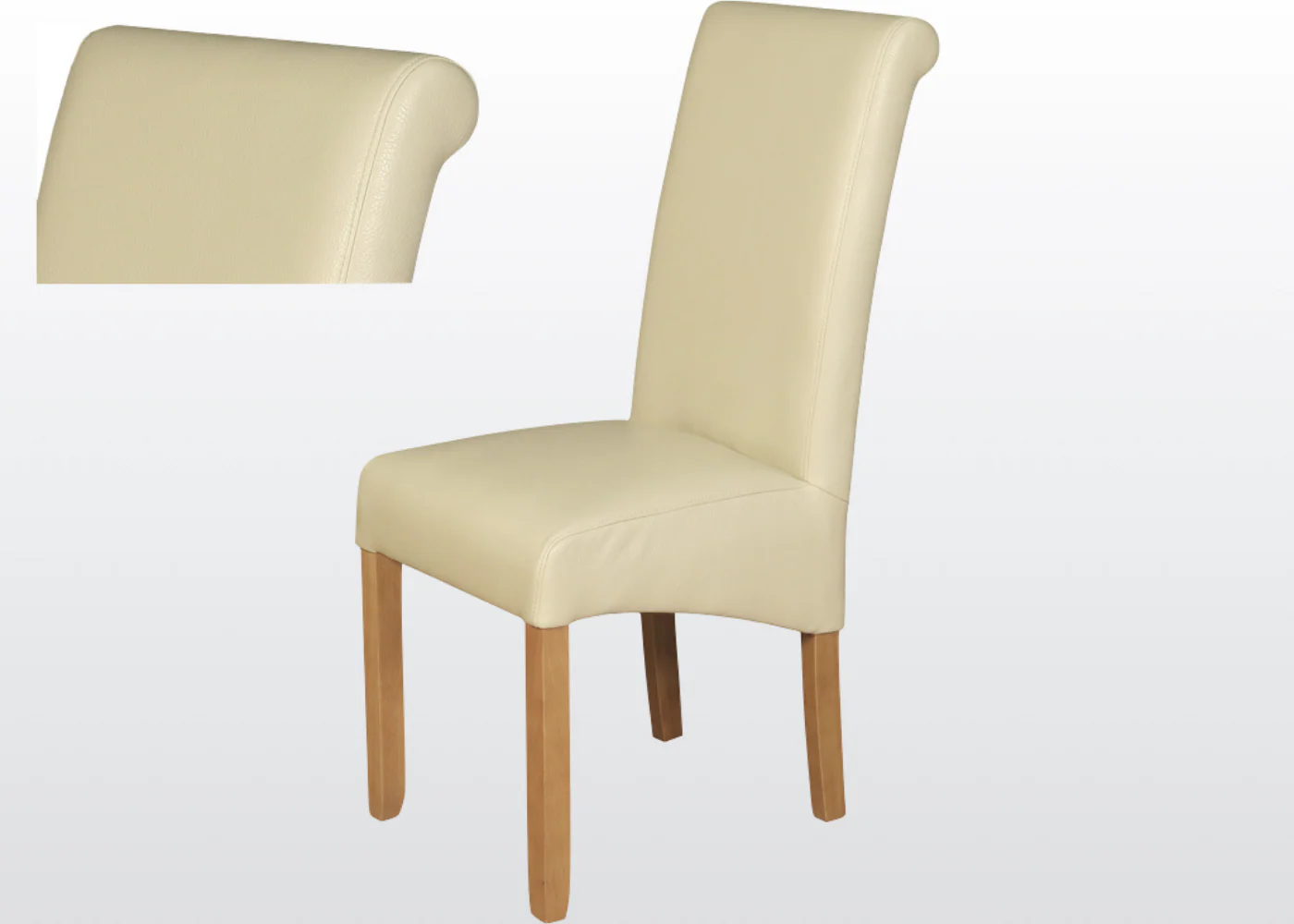 Andorra Acacia 1.2m Extending Dining Table + 4 Cream Sophie Chairs by Annaghmore - Image 2