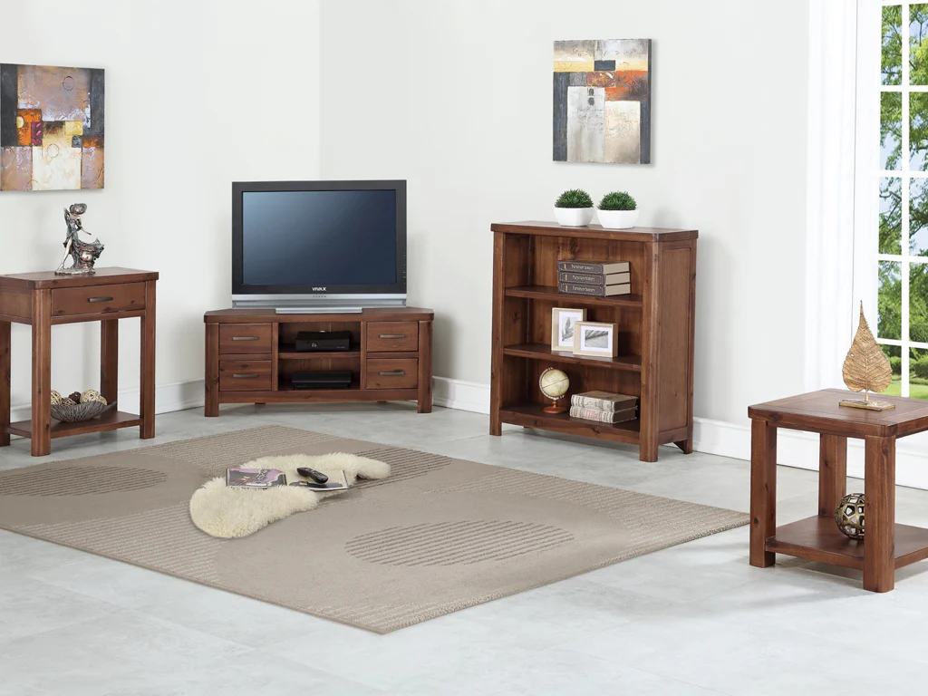 Andorra Acacia Corner TV Unit by Annaghmore - Image 2