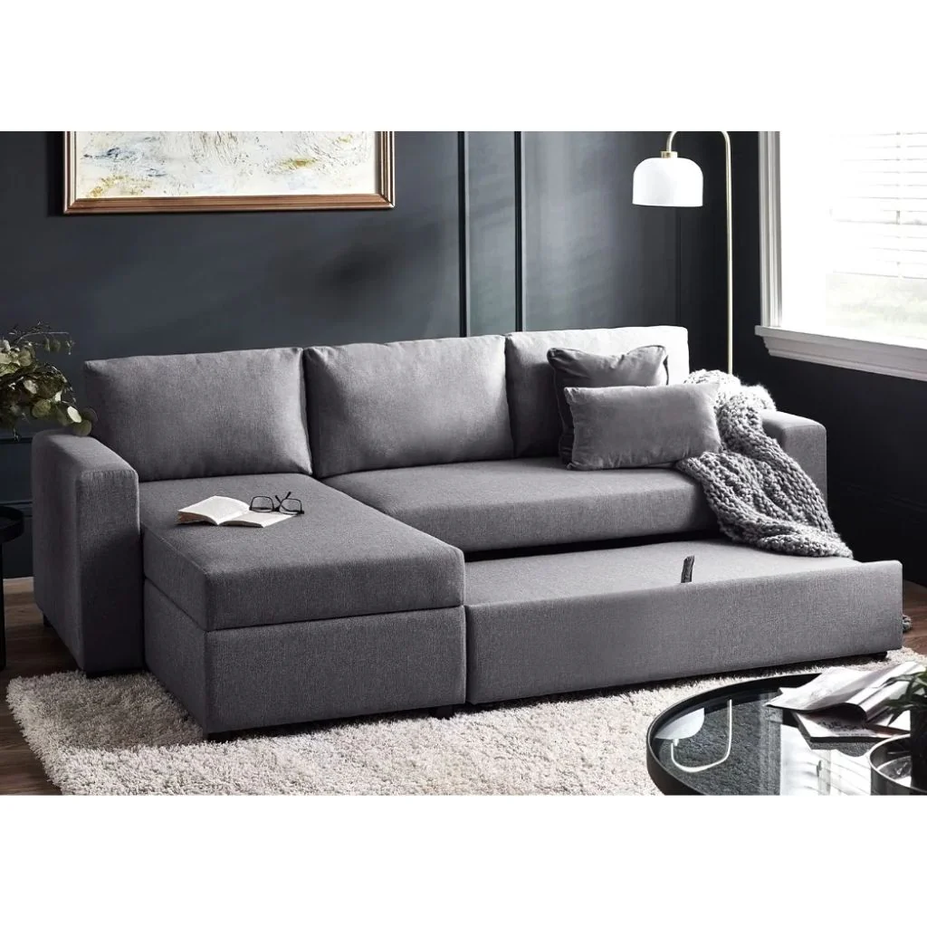Grey Angel Sofabed by Julian Bowen - Image 3