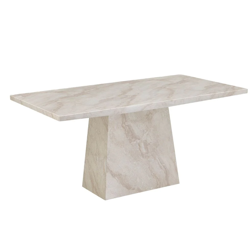 Apollo 1.6m Marble Dining Table + 6 Apollo Chairs by Vida Living - Image 2