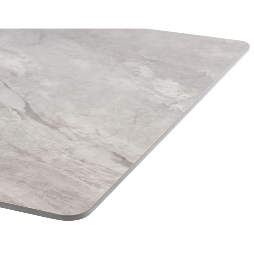 Arezzo 1.6m Italy Grey Extending Dining Table - Image 4