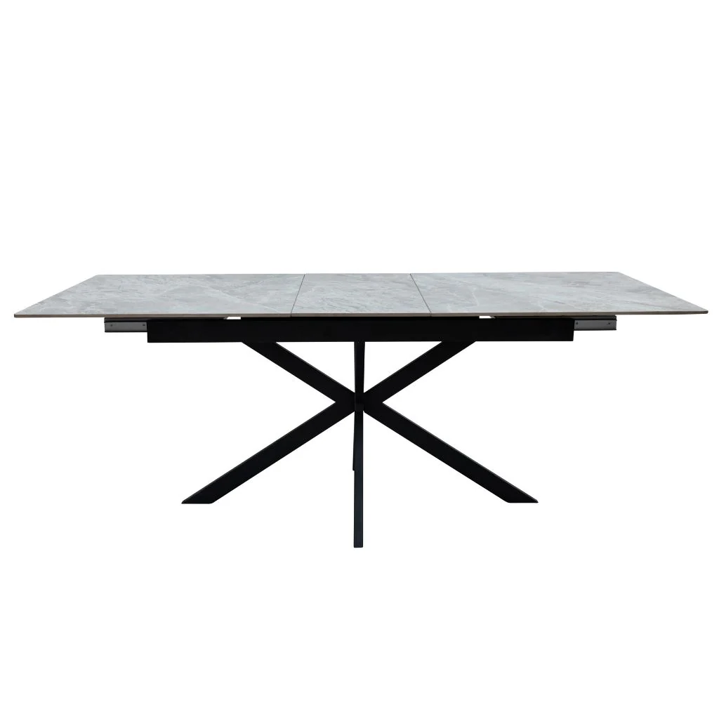 Arezzo 1.6m Italy Grey Extending Dining Table - Image 2