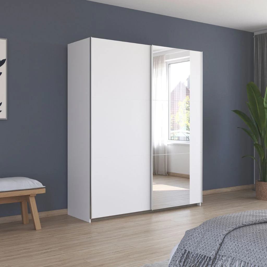 Aurelio 175cm Alpine White Sliding Wardrobe by Rauch