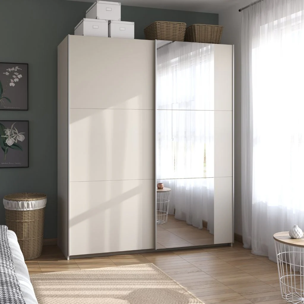 Aurelio 175cm Champagne Sliding Wardrobe by Rauch