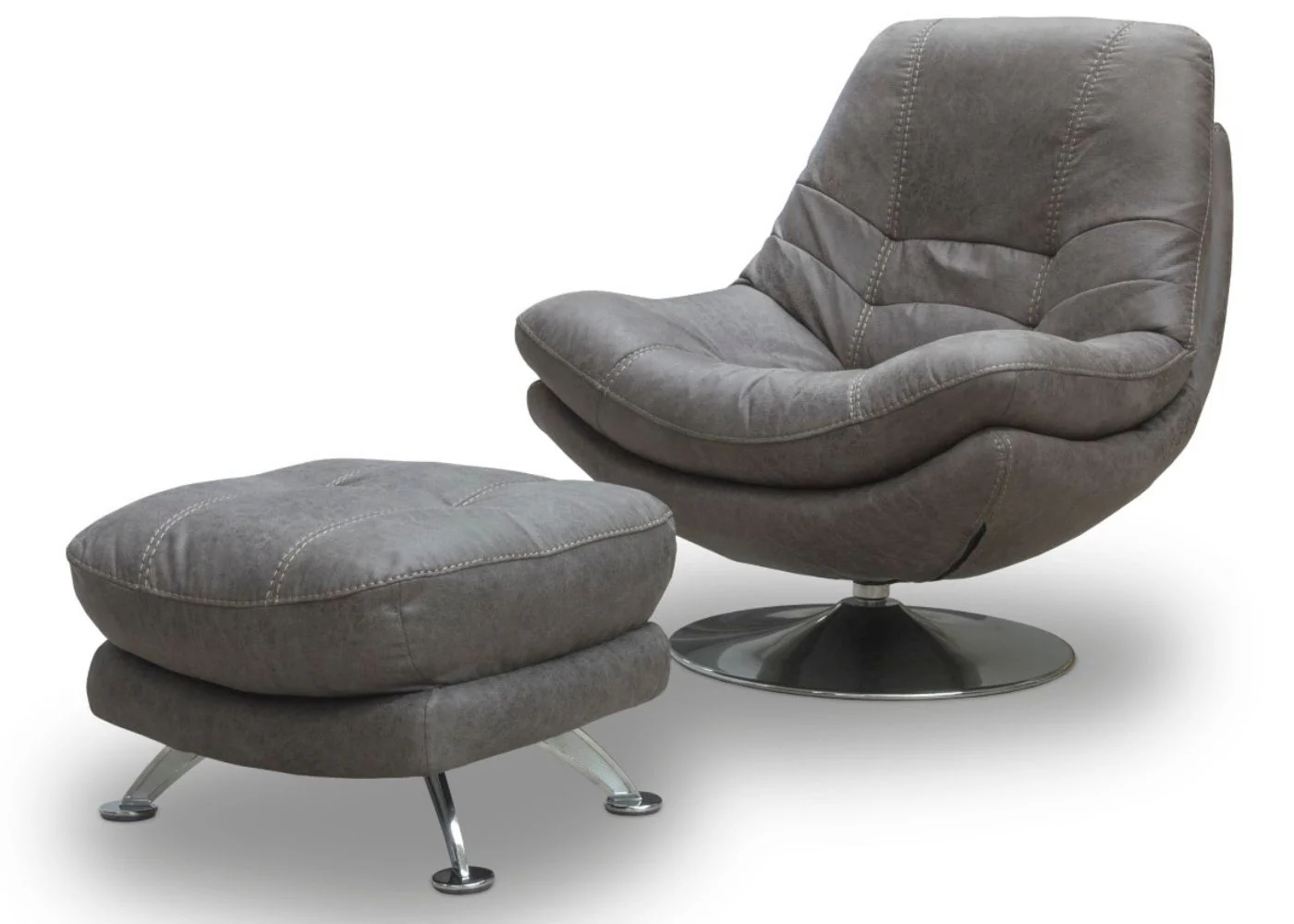 Axis Swivel Chair & Footstool Range by Sofahouse - Chair and Footstool Collection - Image 14