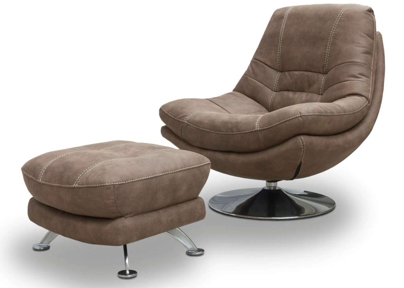 Axis Swivel Chair & Footstool Range by Sofahouse - Chair and Footstool Collection - Image 22