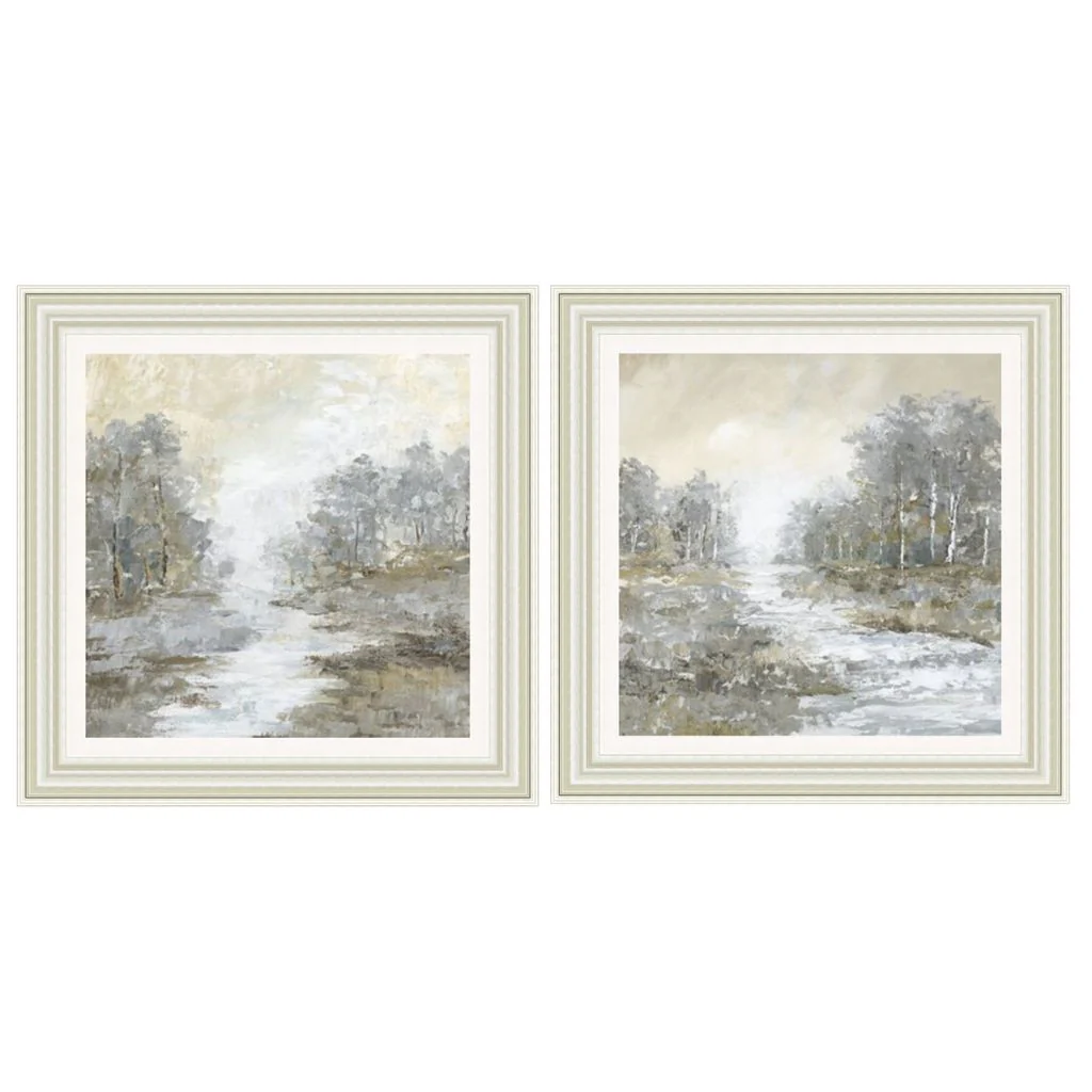 Babbling Brook Set of 2 Framed Pictures by Artsource