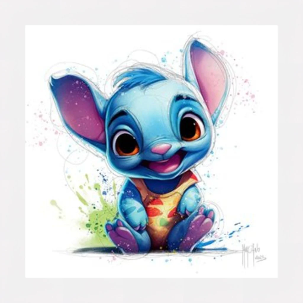 Baby Stitch Framed Picture by Artsource