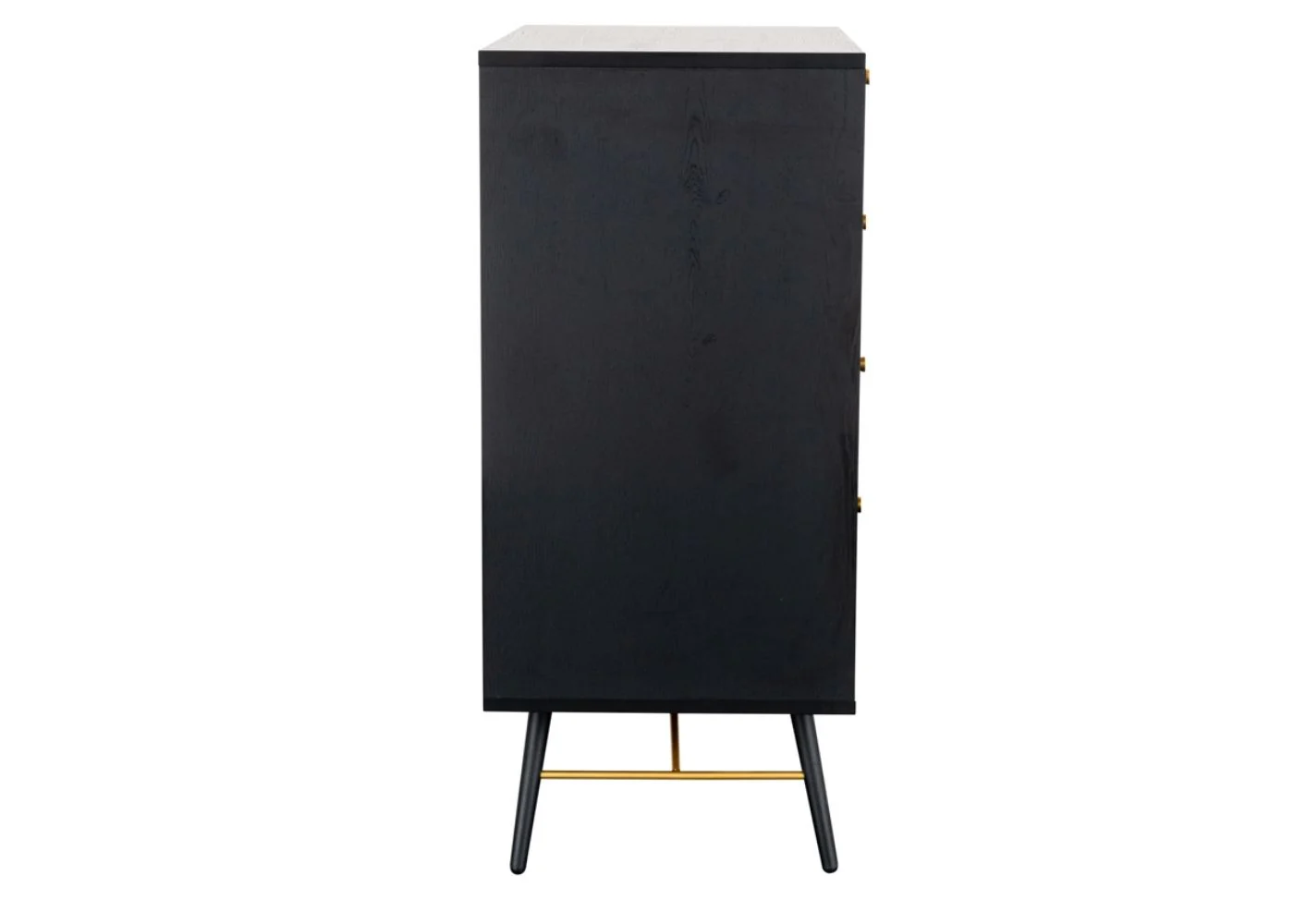Barcelona Black & Copper 4-Drawer Chest by Vida Living - Image 3