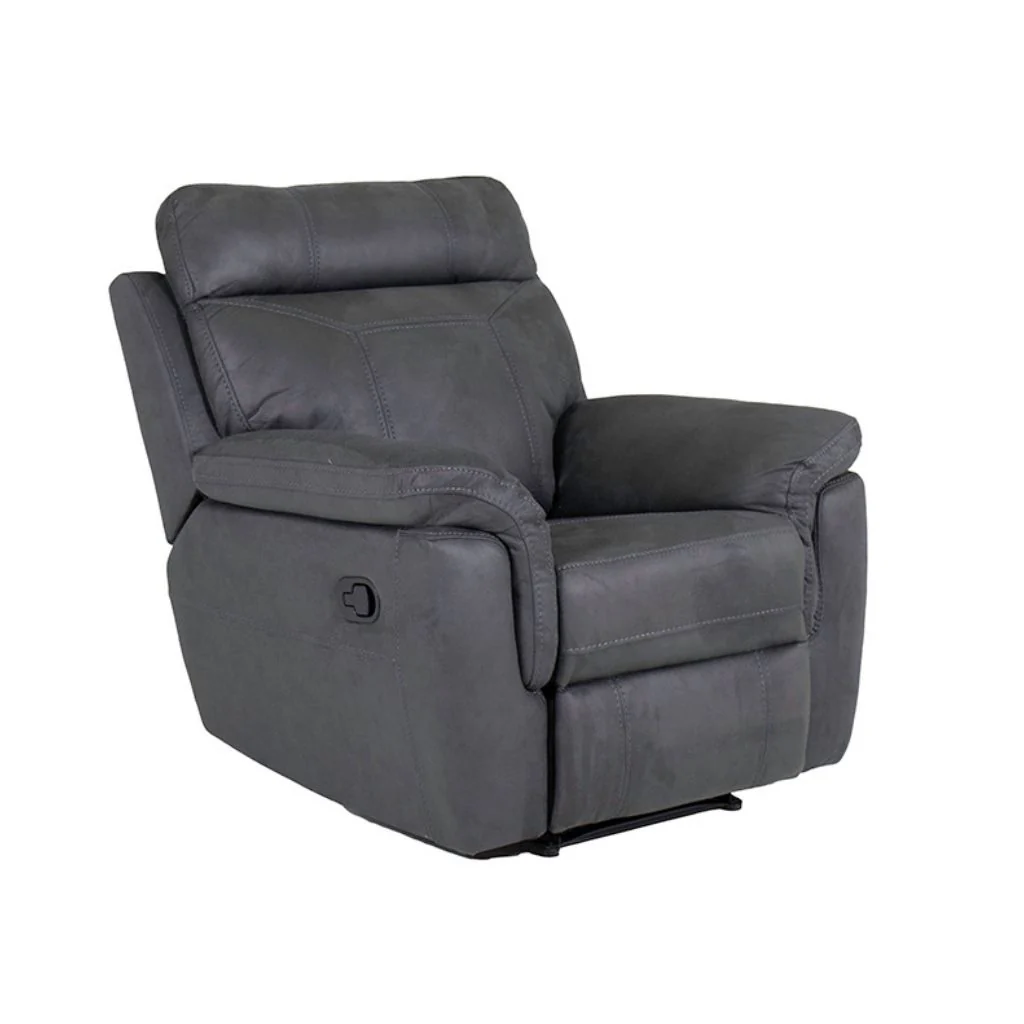 Baxter 1 Seater Recliner in Azul by Vida Living - Image 3