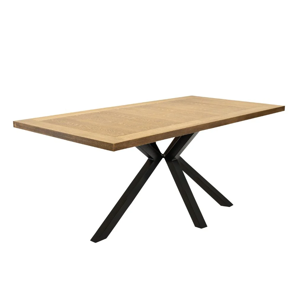 Belforte 1.8m Medium Oak Dining Table + 6 Chairs - Image 3