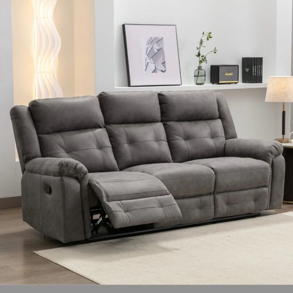 Berkeley Dark Grey Reclining Sofa Range by Annaghmore