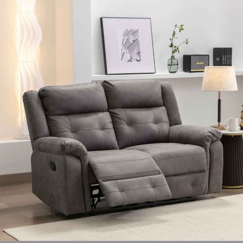 Berkeley Dark Grey Reclining Sofa Range by Annaghmore - Image 2