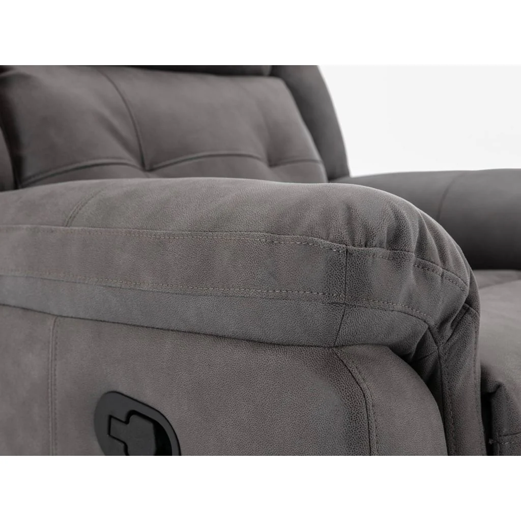 Berkeley Dark Grey Reclining Sofa Range by Annaghmore - Image 4