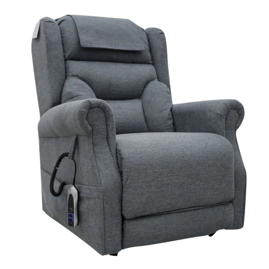 Berkshire Steel Grey Dual Motor Lift and Tilt Chair by Annaghmore