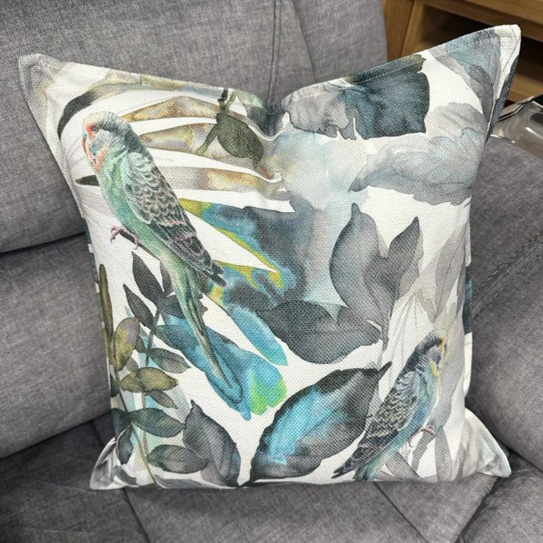 Bird Patterned Cushion - Image 2