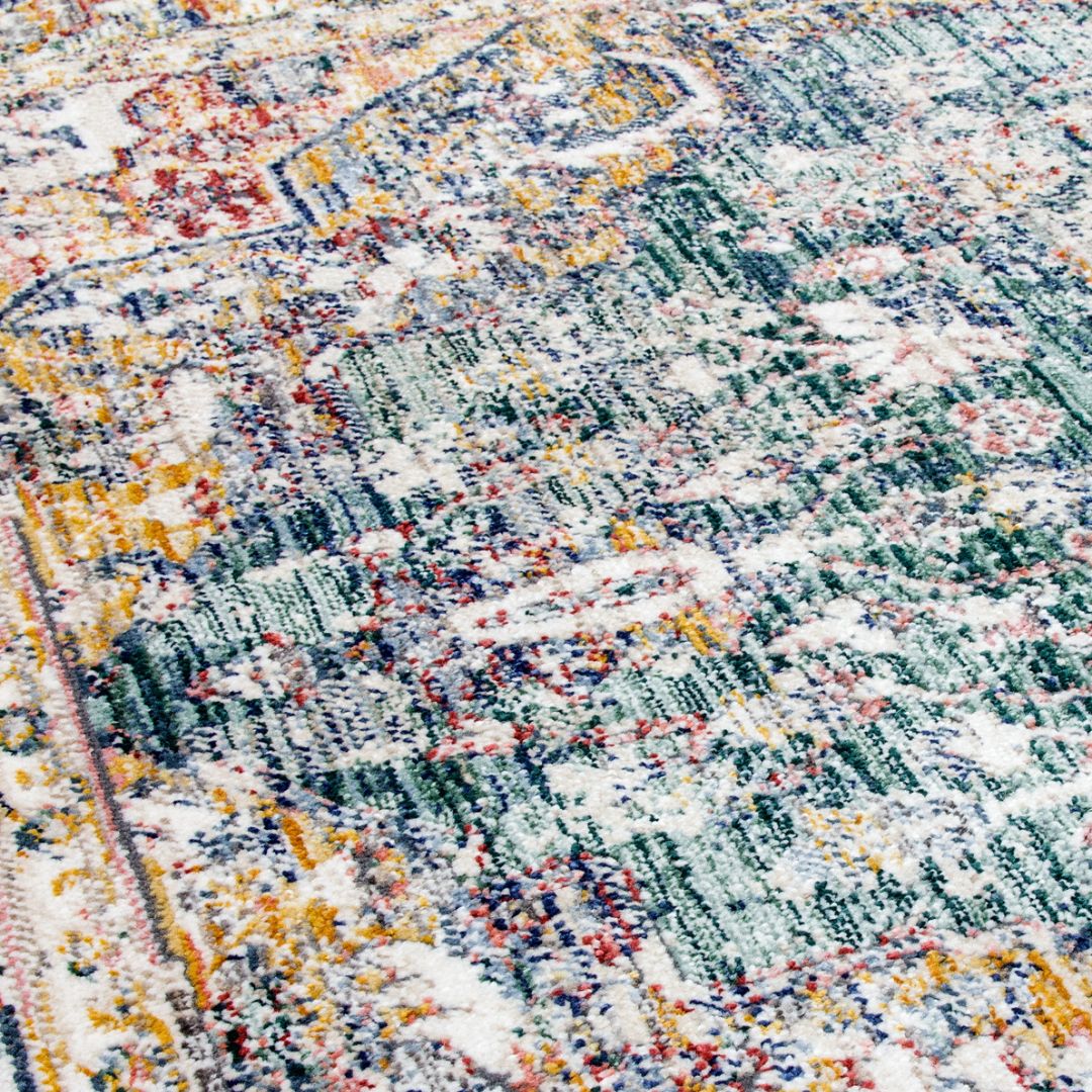Boho Green Medallion Rug Range by Floor Trends - Image 4