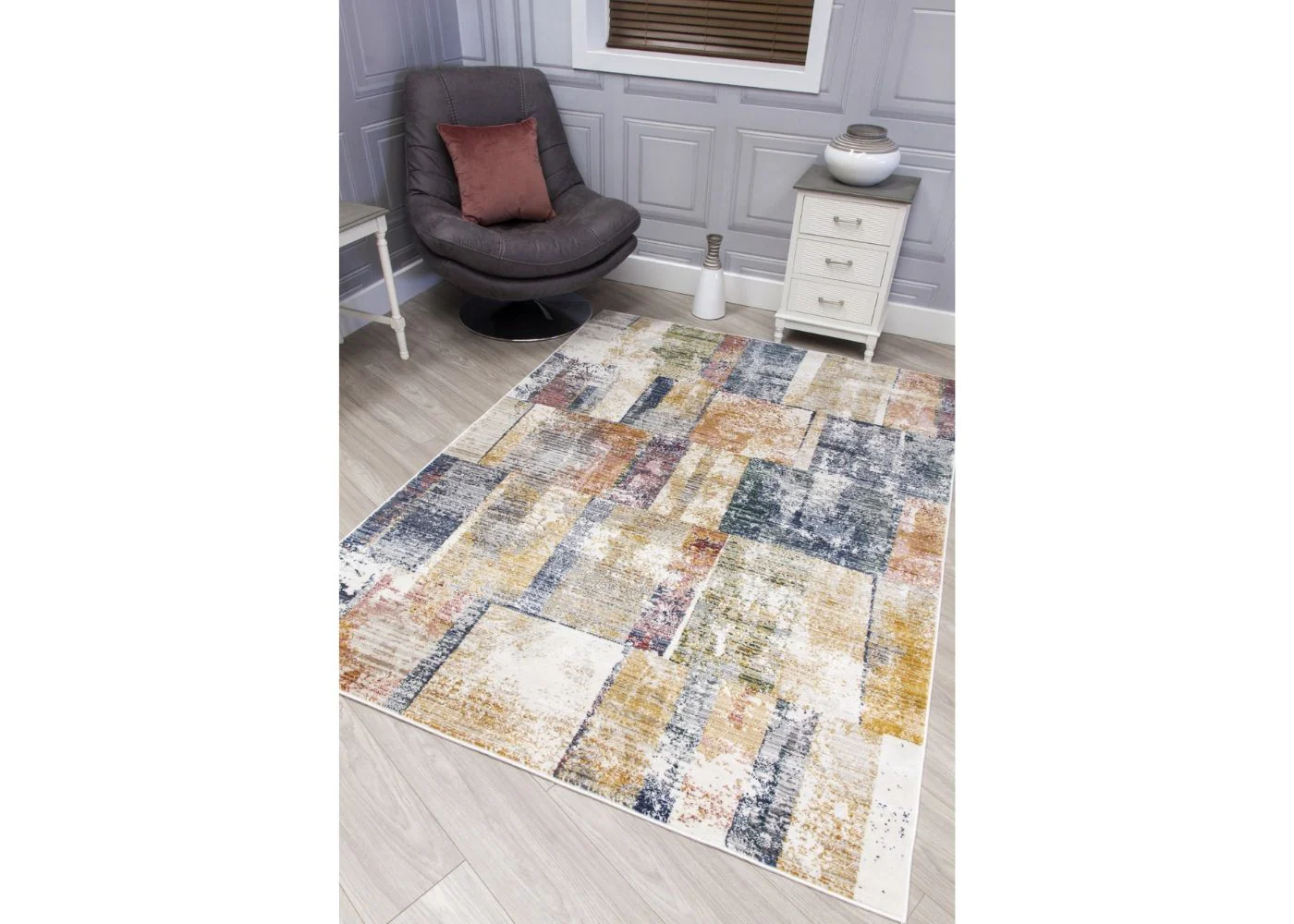 Boho Mosaic Multicolour 80cm x 150cm Rug by Floor Trends - Image 2