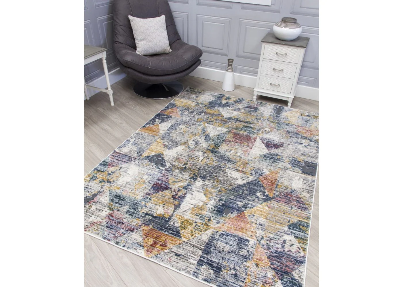 Boho Multicoloured Triad Rug Range by Floor Trends - Image 2