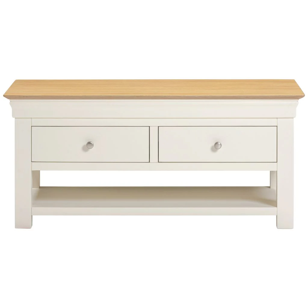Bordeaux Ivory 2 Drawer Coffee Table by Wholesale - Image 2