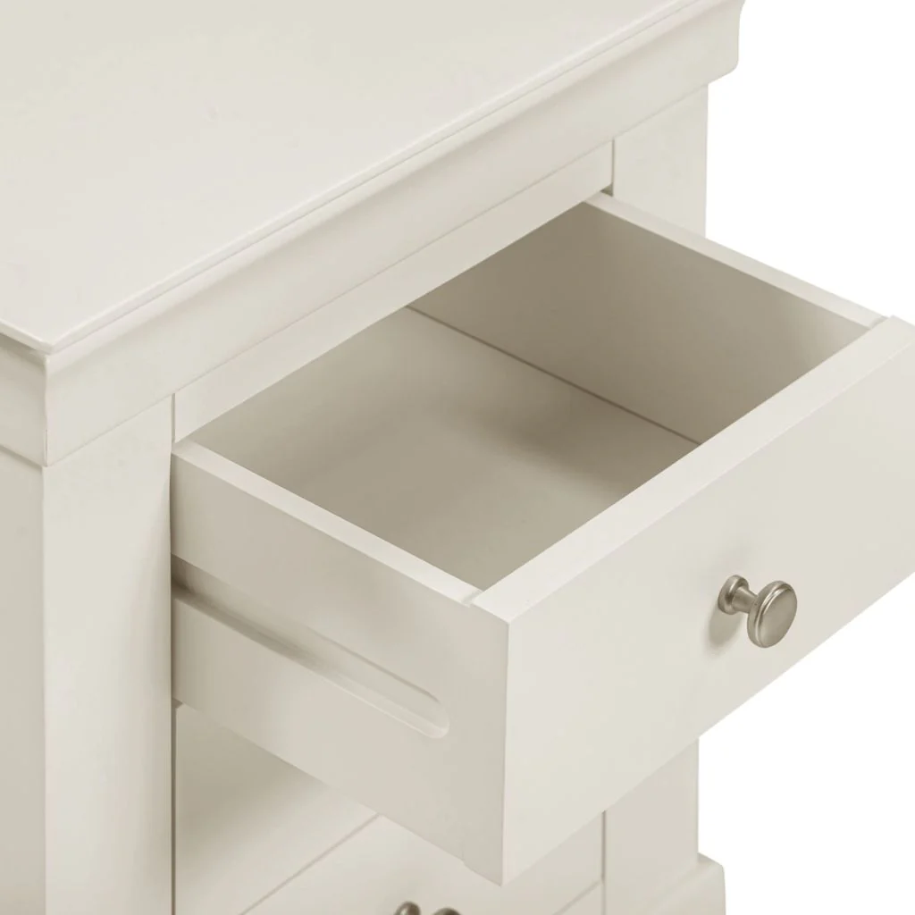 Bordeaux Ivory 3 Drawer Bedside by Wholesale - Image 3