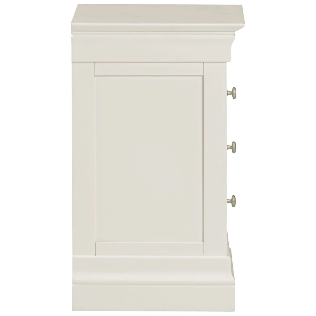 Bordeaux Ivory 3 Drawer Bedside by Wholesale - Image 4