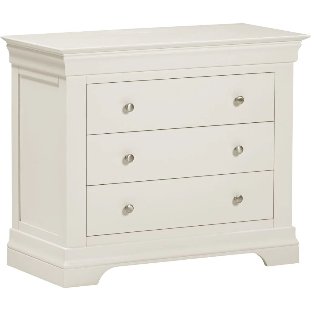 Bordeaux Ivory 3 Drawer Chest by Wholesale