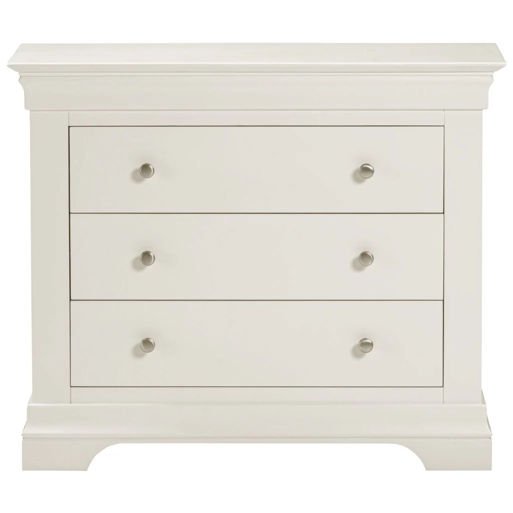 Bordeaux Ivory 3 Drawer Chest by Wholesale - Image 2