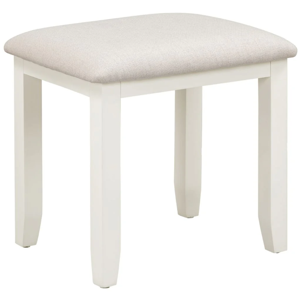 Bordeaux Ivory Dressing Table Stool by Wholesale