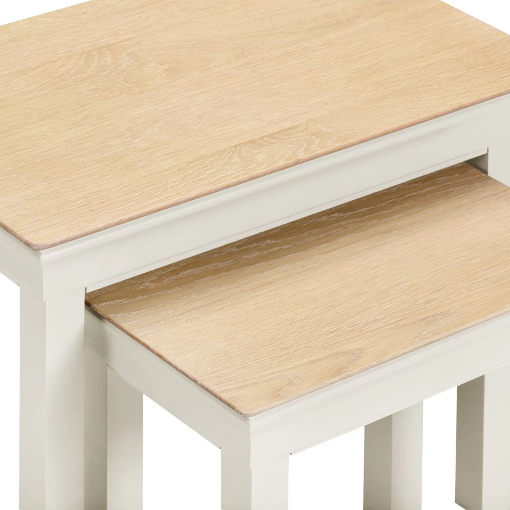 Bordeaux Ivory Nest of 2 Tables by Wholesale - Image 4