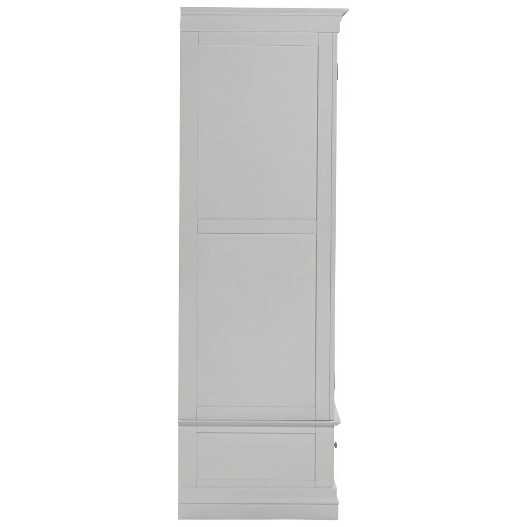Bordeaux Pebble Grey 2 Door Wardrobe by Wholesale - Image 6