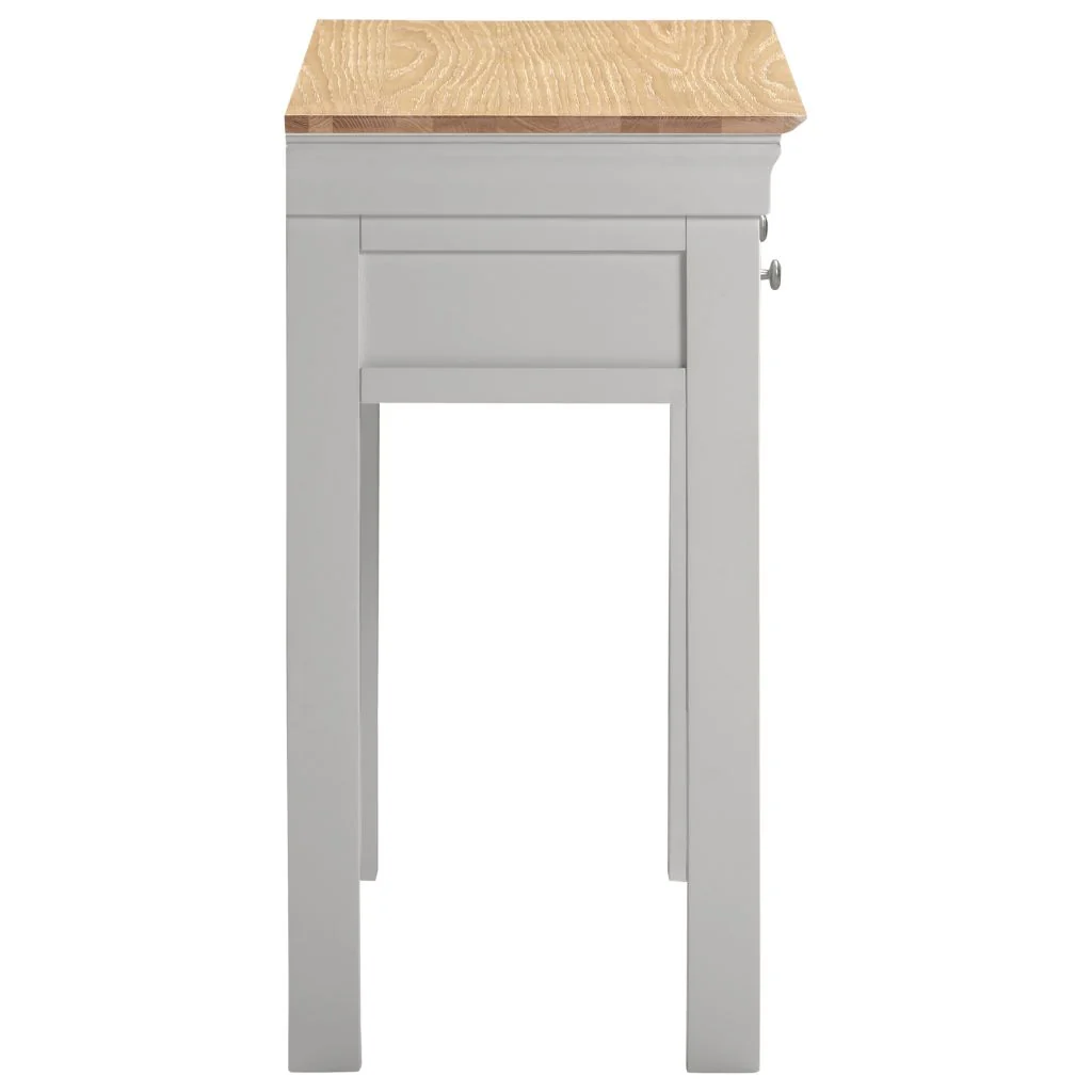 Bordeaux Pebble Grey 2 Drawer Console Table by Wholesale - Image 4