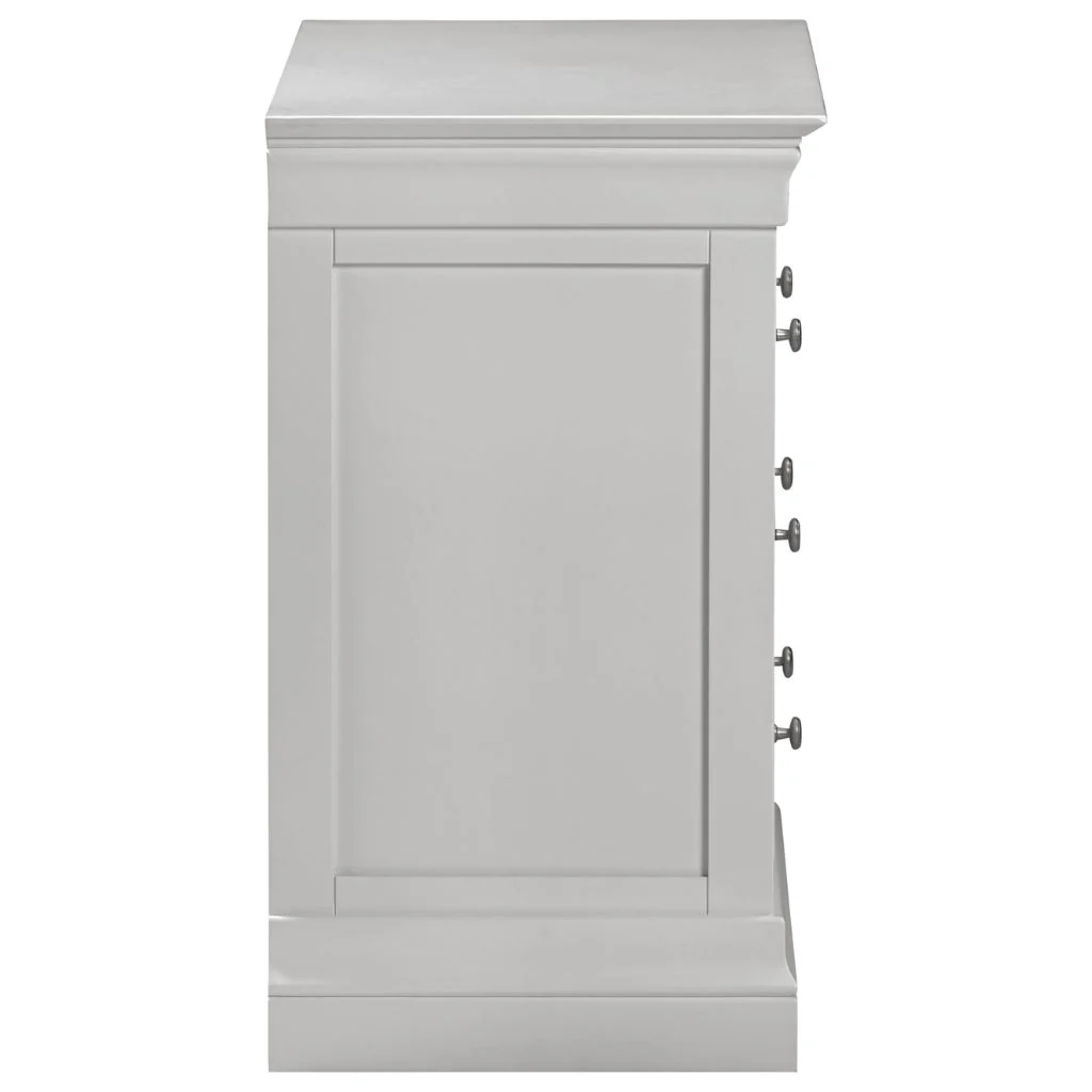 Bordeaux Pebble Grey 3 Drawer Chest by Wholesale - Image 5