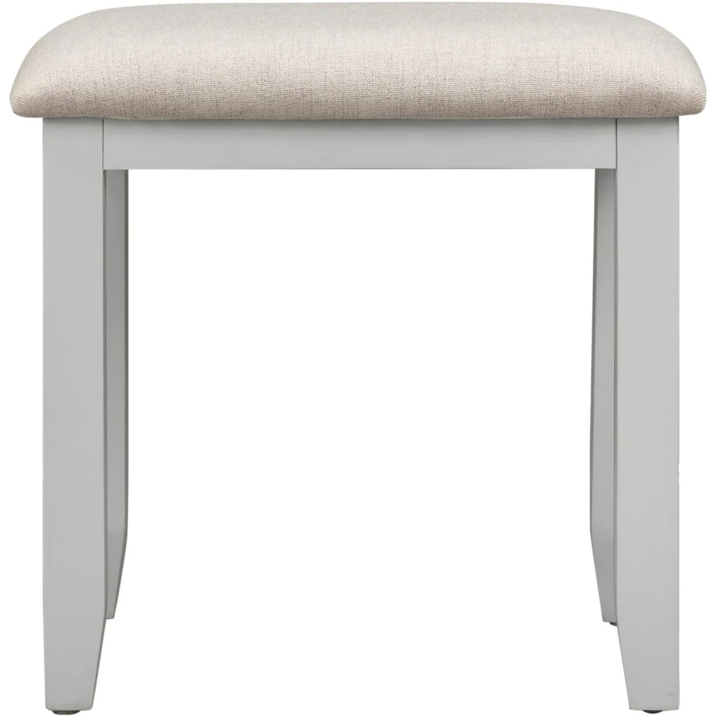 Bordeaux Pebble Grey Dressing Table Stool by Wholesale - Image 2