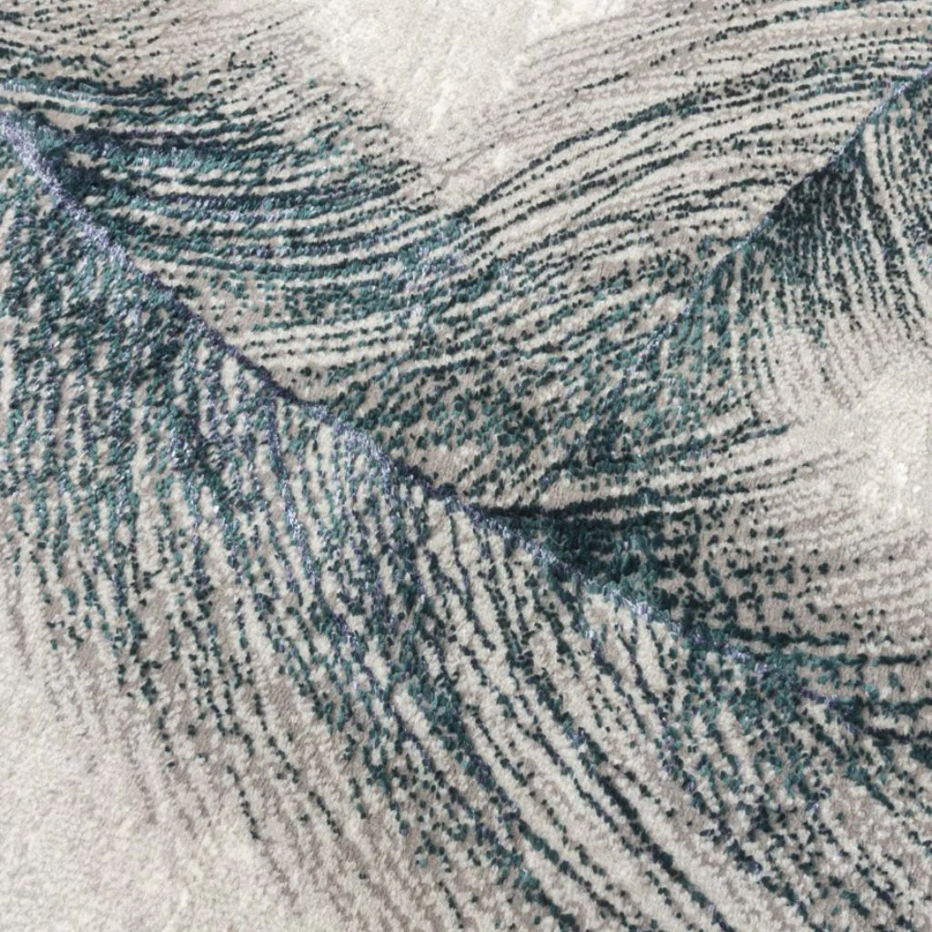 Boutique Plumes Blue Green Rug Range by Floor Trends - Image 3