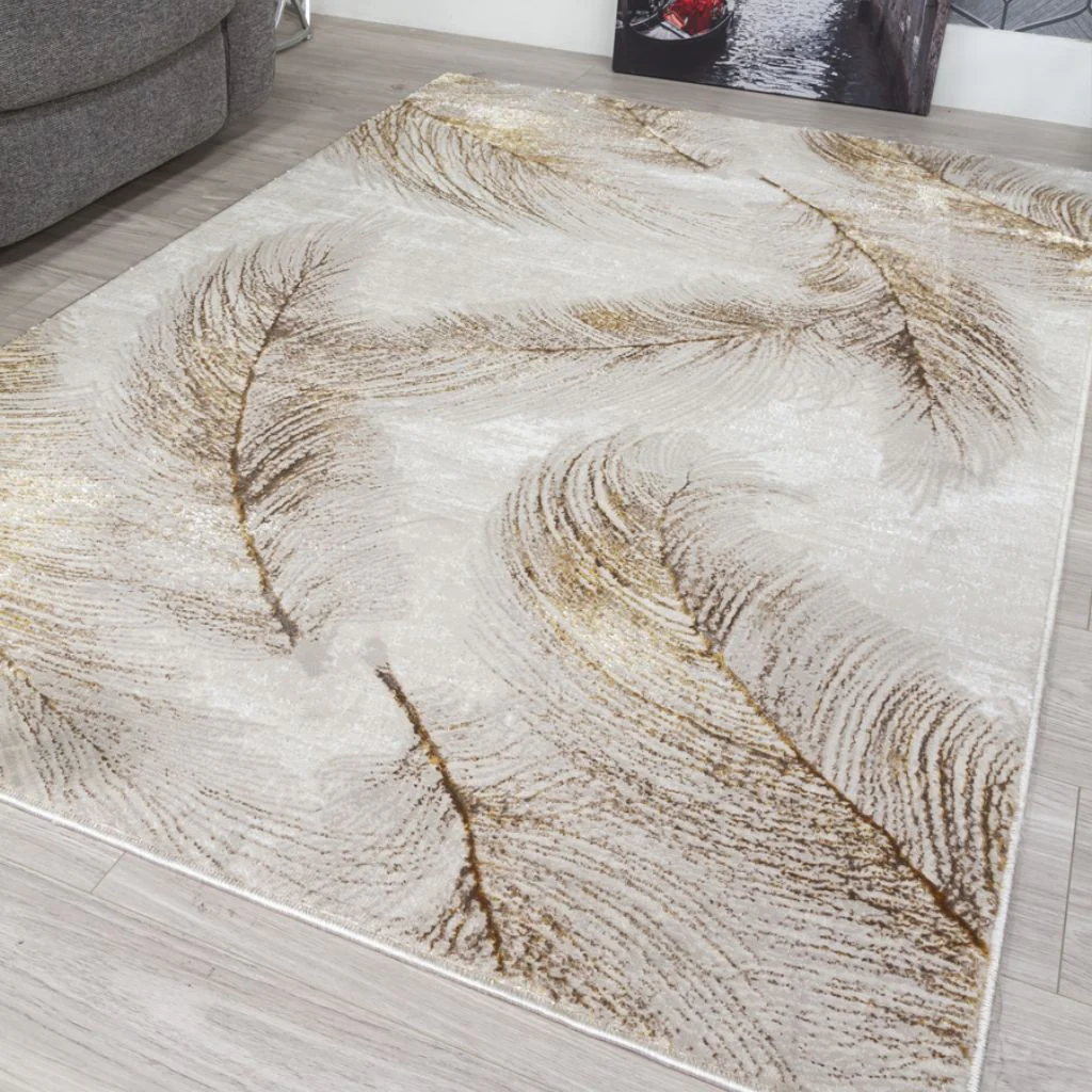 Boutique Plumes Ochre Rug Range by Floor Trends - Image 2