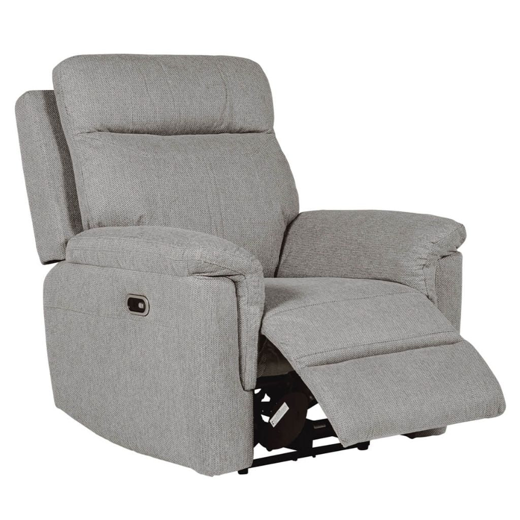 Bowie Grey Electric Reclining Sofa Range by Vida Living