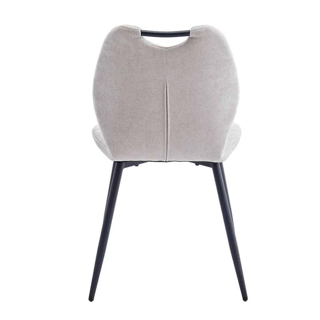 Box of 4 Alva Beige Dining Chairs by Vida Living - Image 2