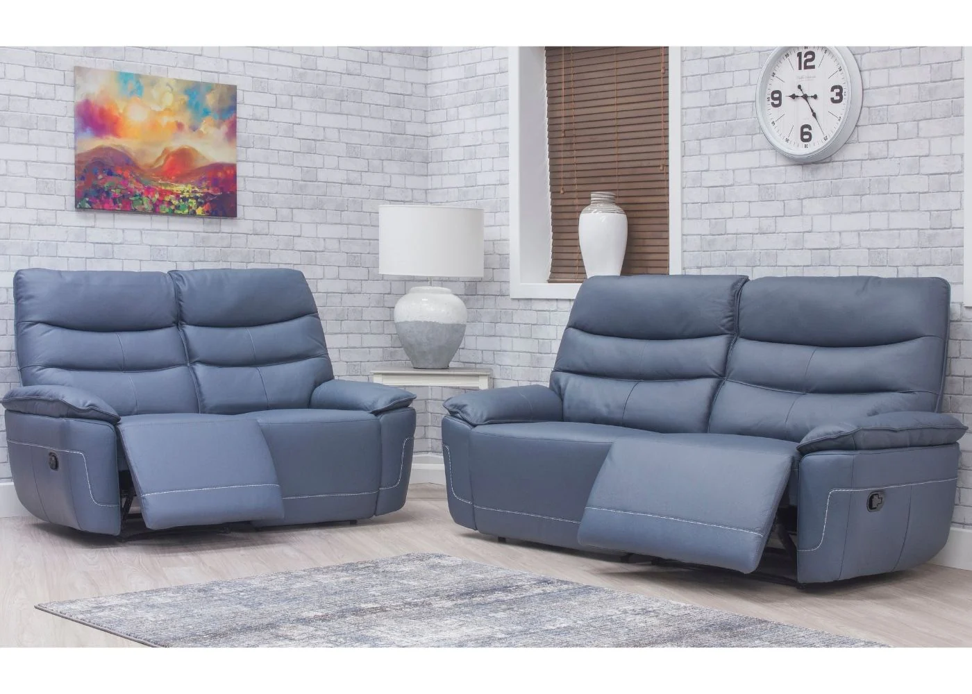 Cadiz Full Leather Sofa Range - Image 3