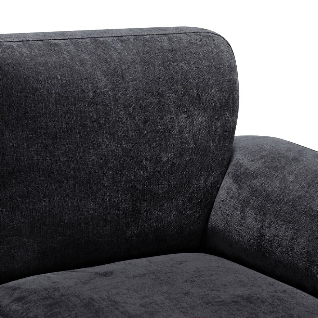 Camden Black 3+2 Sofa Set by Derrys - Image 4