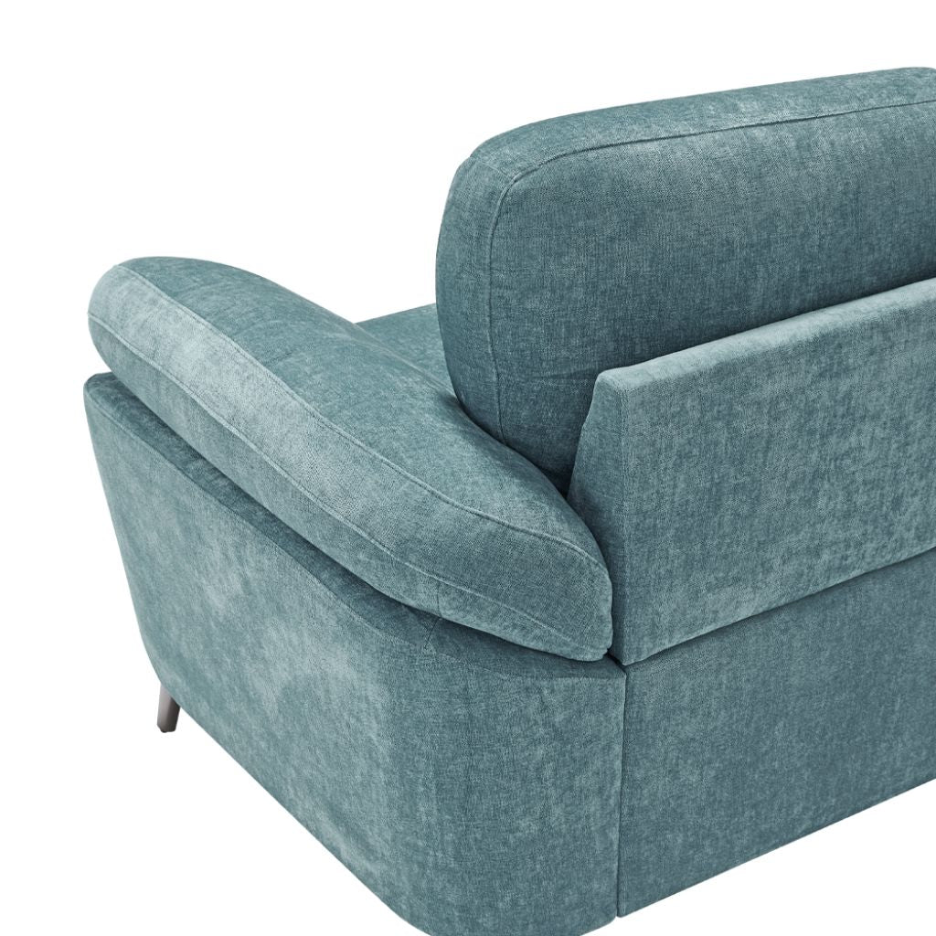 Camden Teal 2-Seater Sofa by Derrys - Image 2