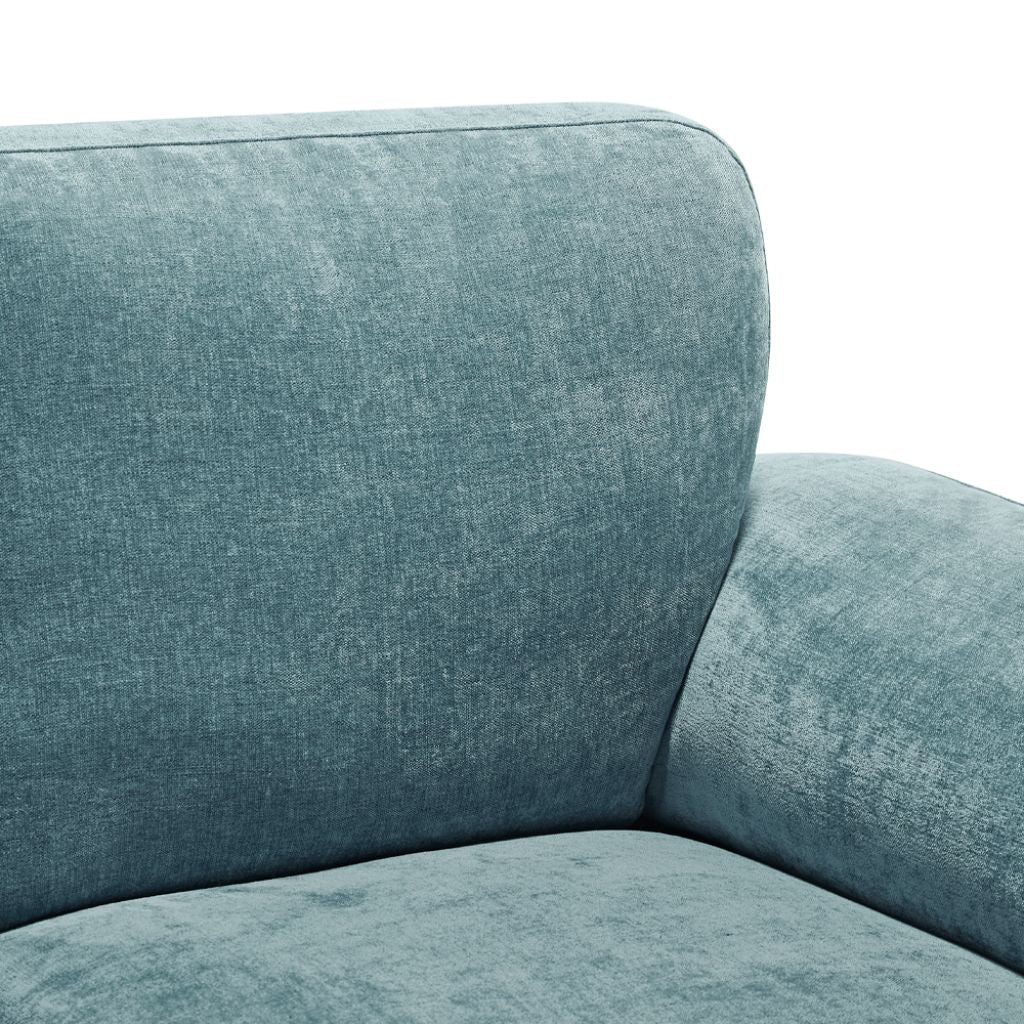Camden Teal 2-Seater Sofa by Derrys - Image 3