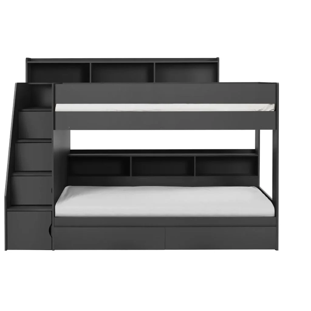 Camelot Anthracite Staircase Bunk Bed by Julian Bowen - Image 2