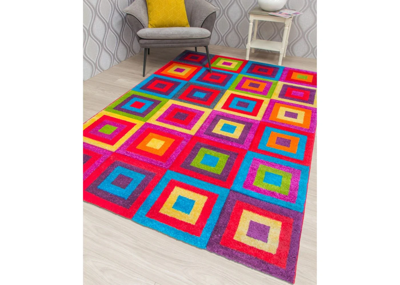 Candy Squares Rug Range by Floor Trends - Image 3