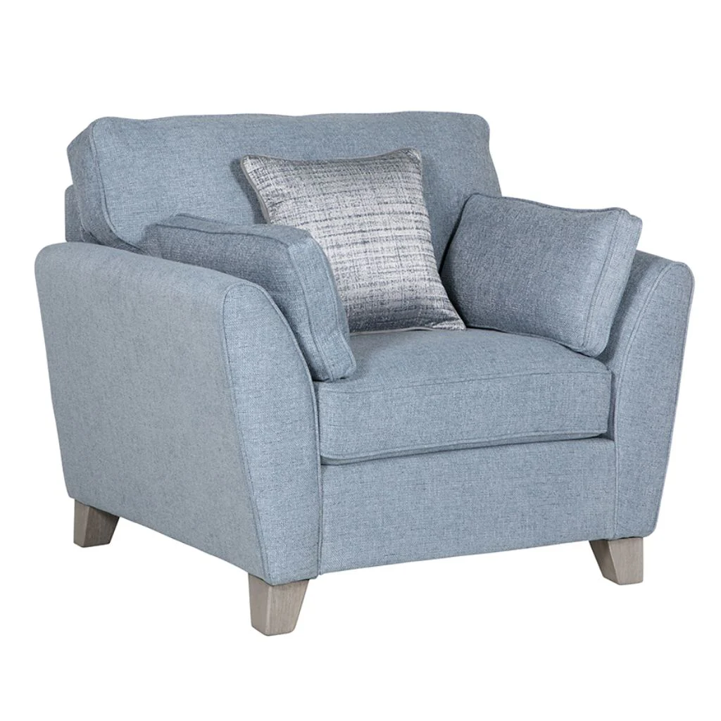 Cantrell Blue Sofa Range by Vida Living - Image 3