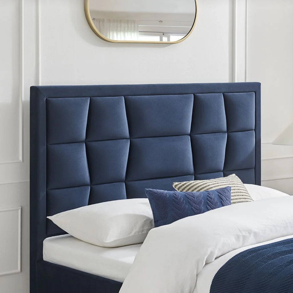 Carmen Navy Blue Bedframe Range by Limelight - Image 2