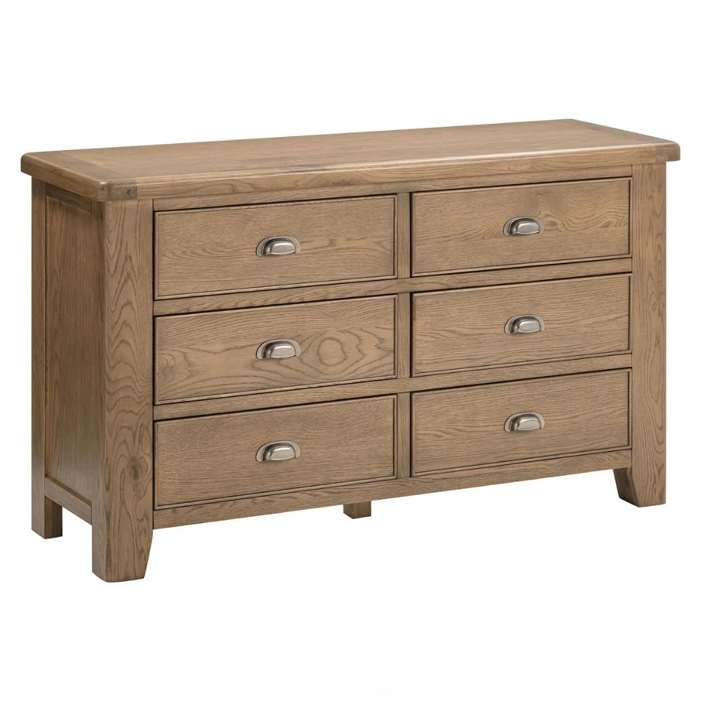 Chatsworth Oak 6 Drawer Chest by Balmoral